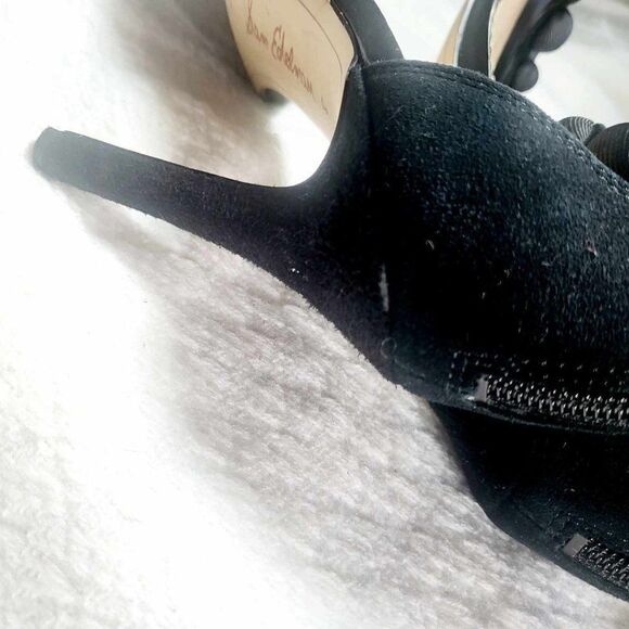 Sam Edelman size 8 color black heel 3 inches - Picture 3 of 10